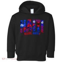 Haiti Soccer Lovers Allez, Haïti! Toddler Hoodie thumb 0