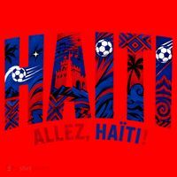 Haiti Soccer Lovers Allez, Haïti! Santa Hat thumb 1