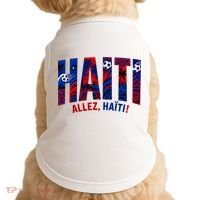 Haiti Soccer Lovers Allez, Haïti! Doggie Tank thumb 0