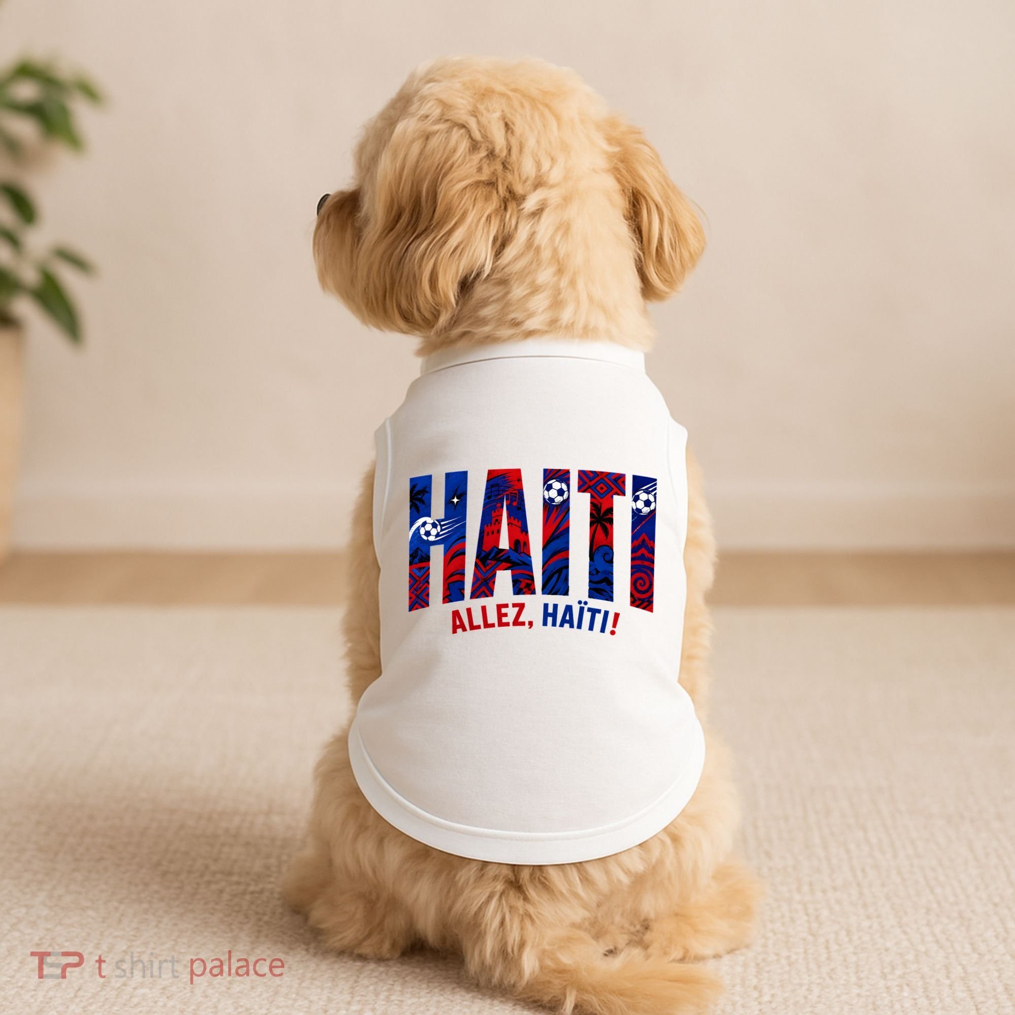 Haiti Soccer Lovers Allez, Haïti! Doggie Tank