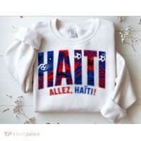 Haiti Soccer Lovers Allez, Haïti! Sweatshirt thumb 2