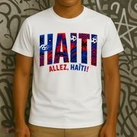 Haiti Soccer Lovers Allez, Haïti! T-Shirt thumb 3