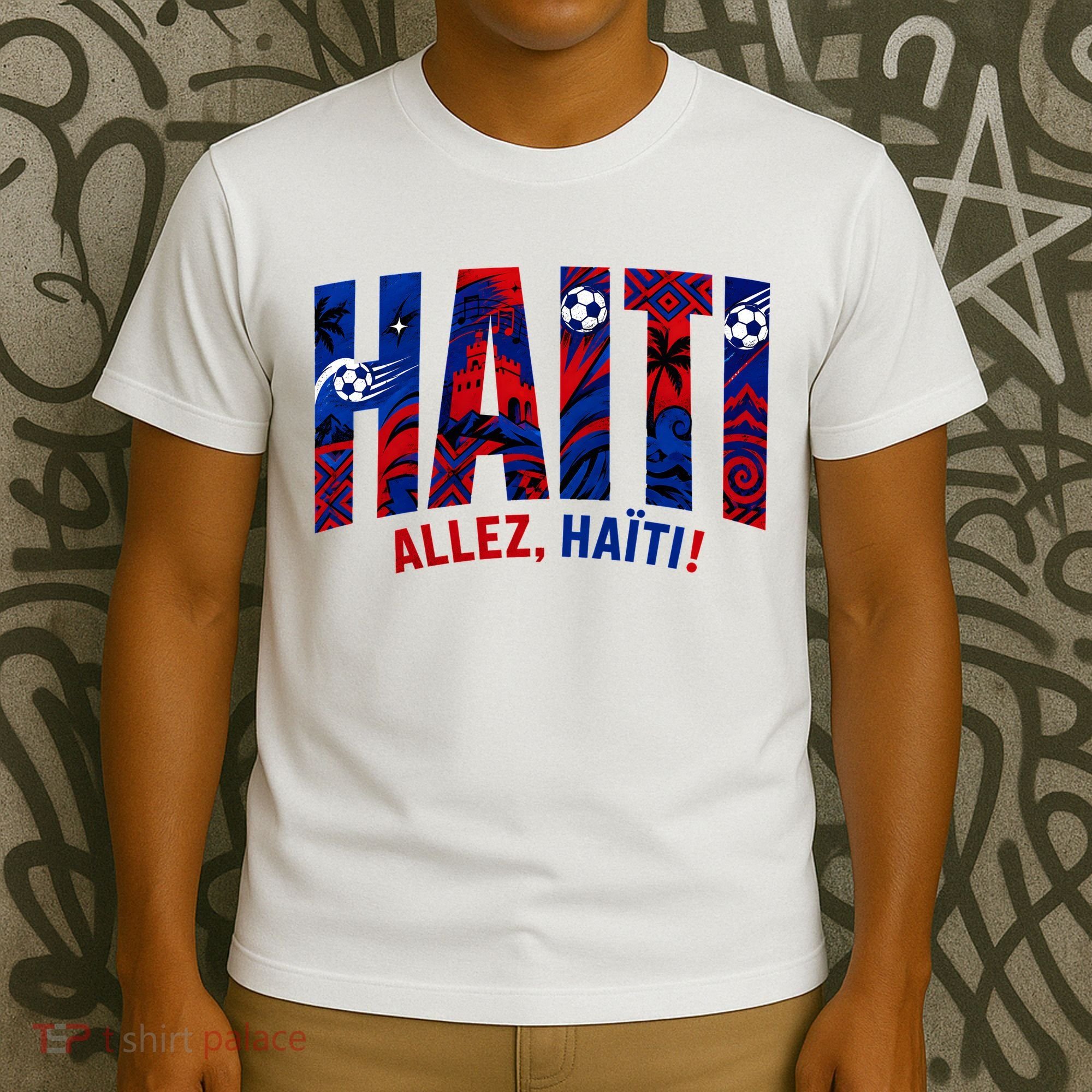 Haiti Soccer Lovers Allez, Haïti! T-Shirt