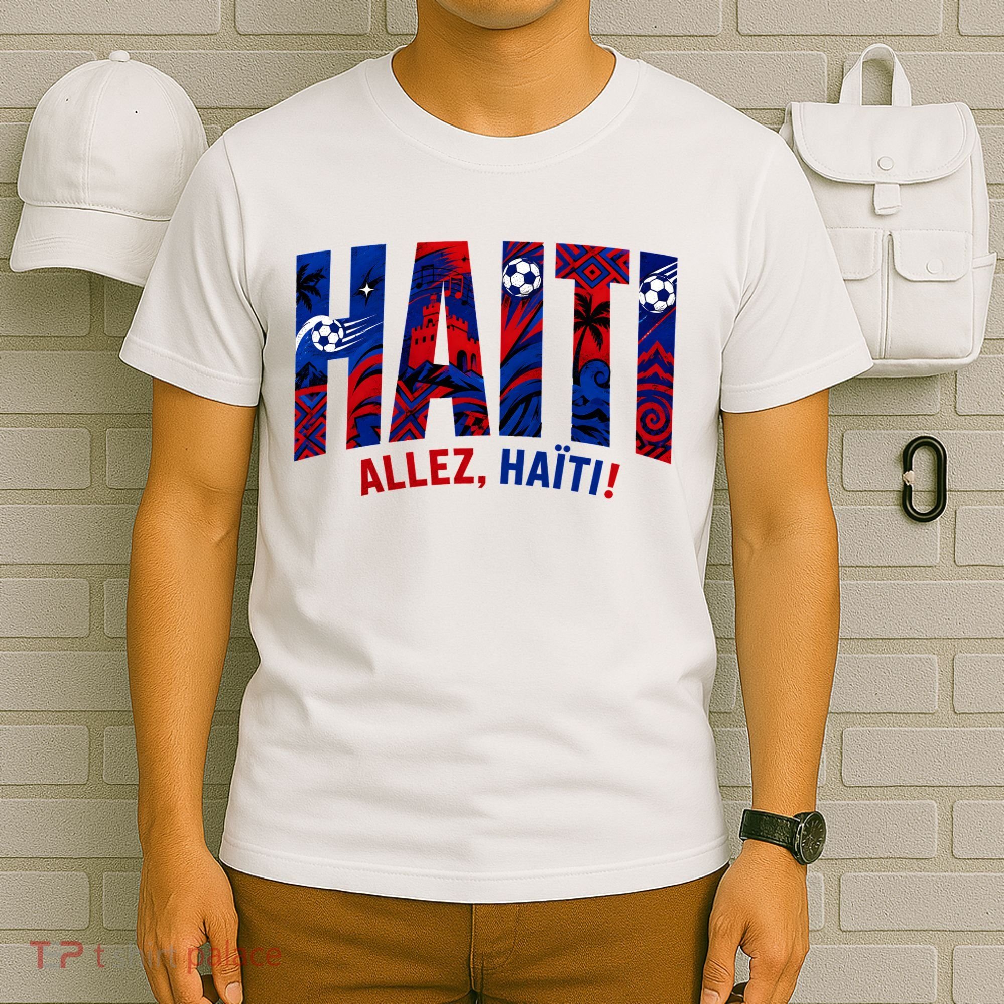 Haiti Soccer Lovers Allez, Haïti! T-Shirt
