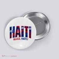 Haiti Soccer Lovers Allez, Haïti! Button thumb 0