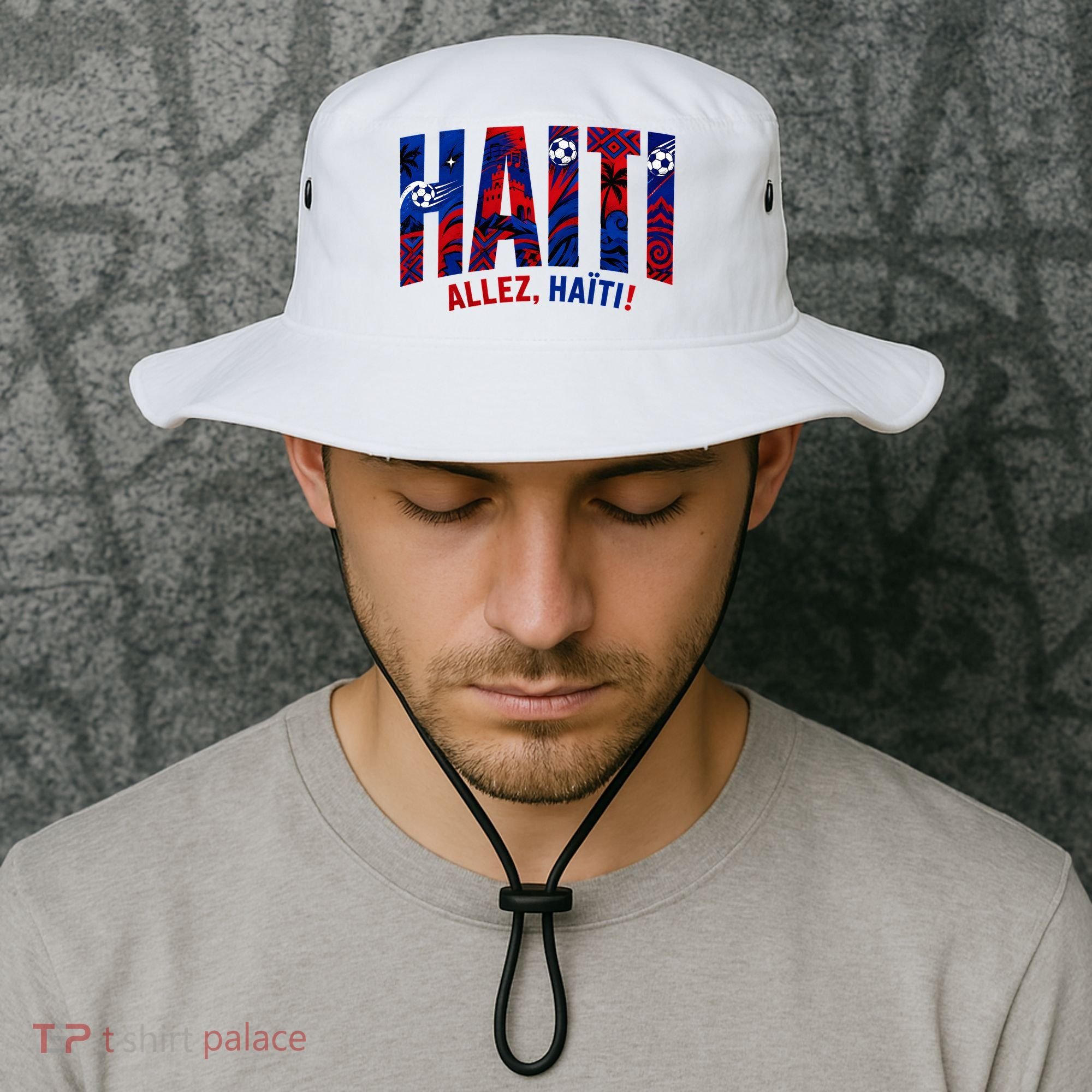 Haiti Soccer Lovers Allez, Haïti! Bucket Hat