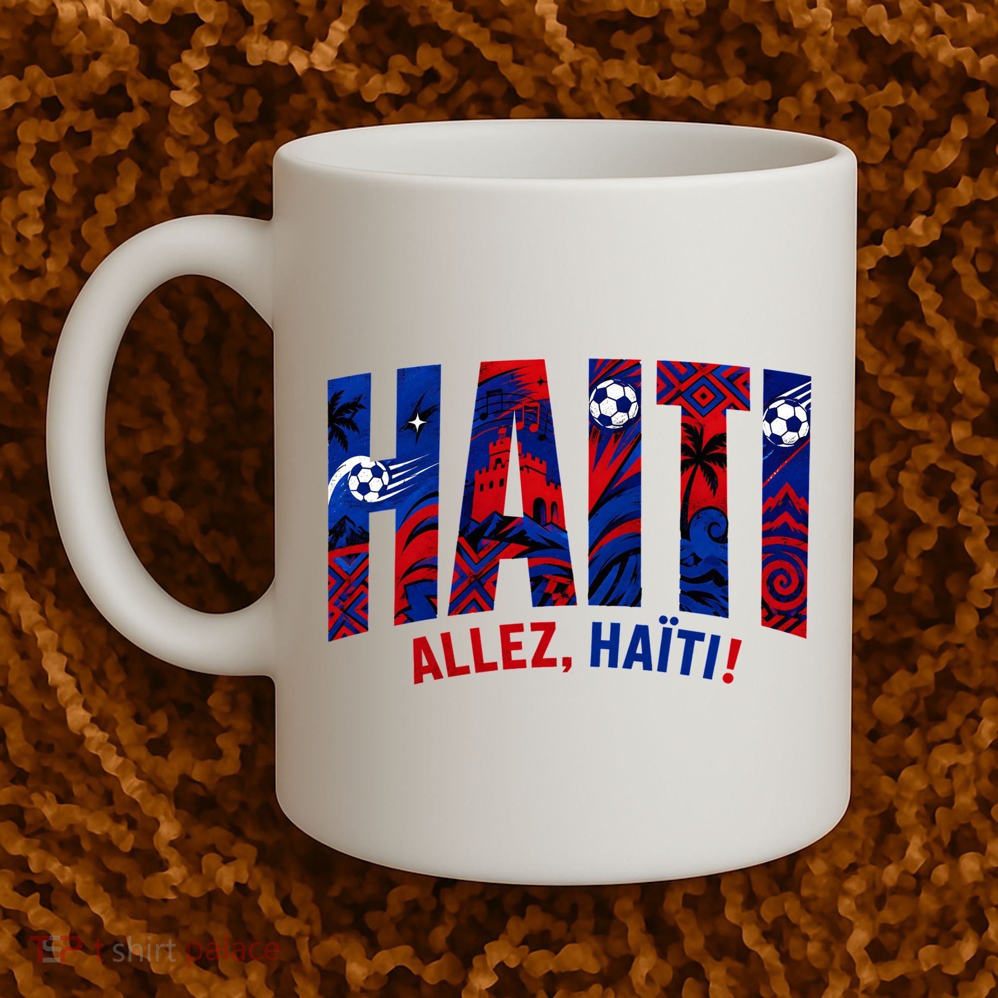 Haiti Soccer Lovers Allez, Haïti! Coffee Mug