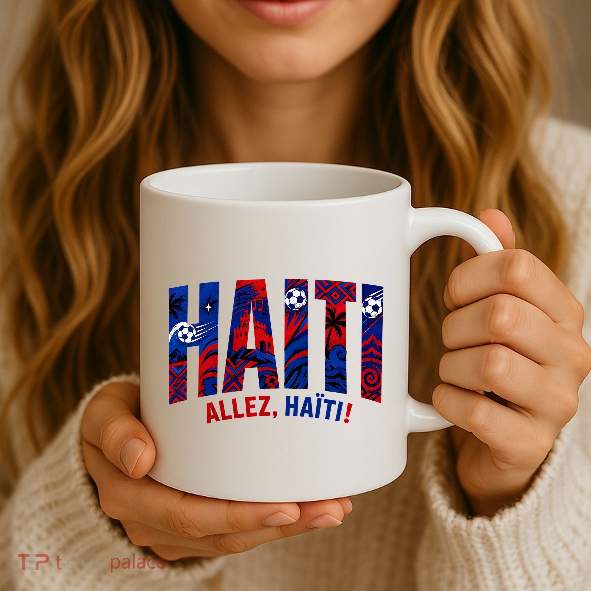 Haiti Soccer Lovers Allez, Haïti! Coffee Mug