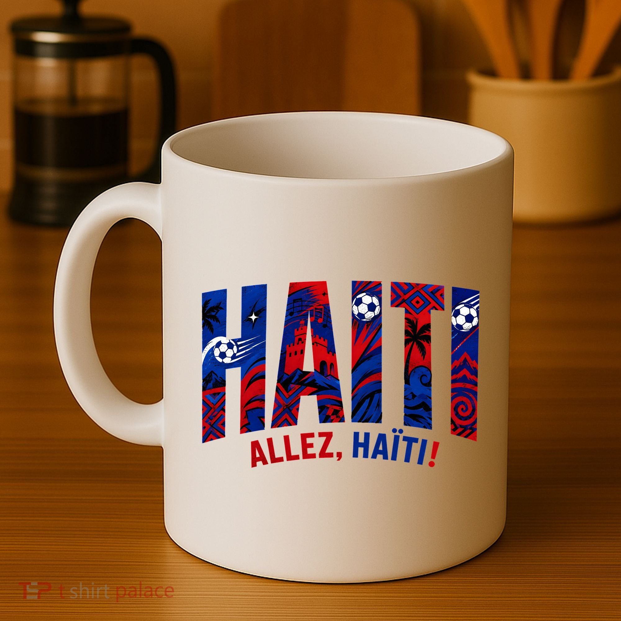 Haiti Soccer Lovers Allez, Haïti! Coffee Mug