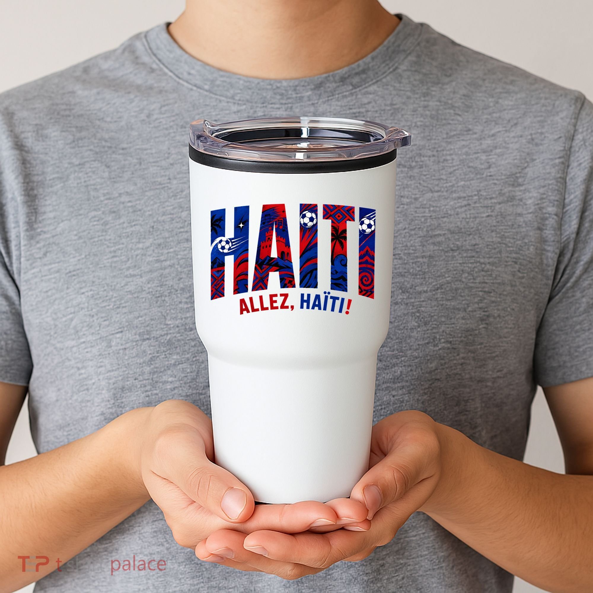 Haiti Soccer Lovers Allez, Haïti! Tumbler