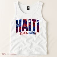 Haiti Soccer Lovers Allez, Haïti! Tank Top thumb 2