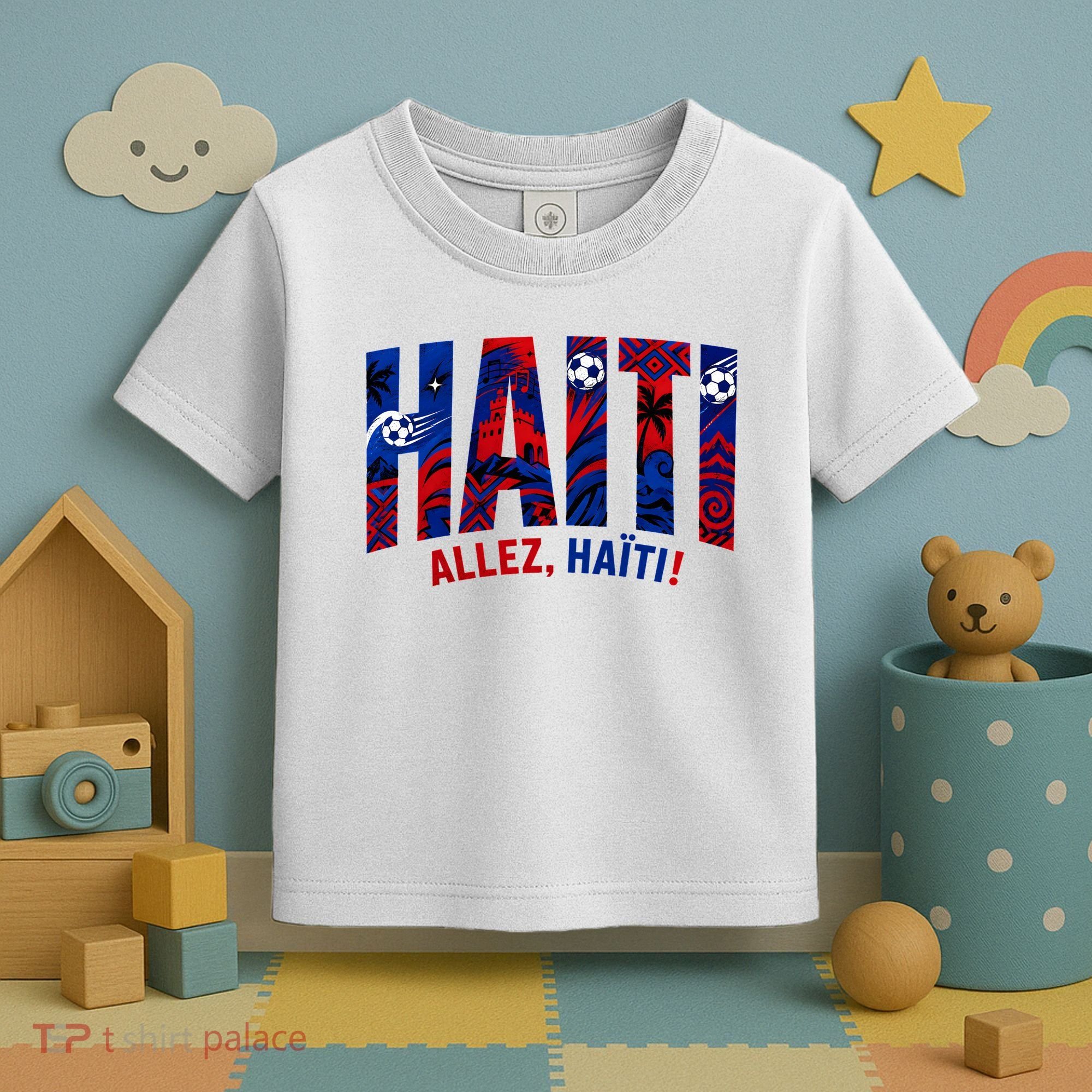 Haiti Soccer Lovers Allez, Haïti! Toddler T-Shirt