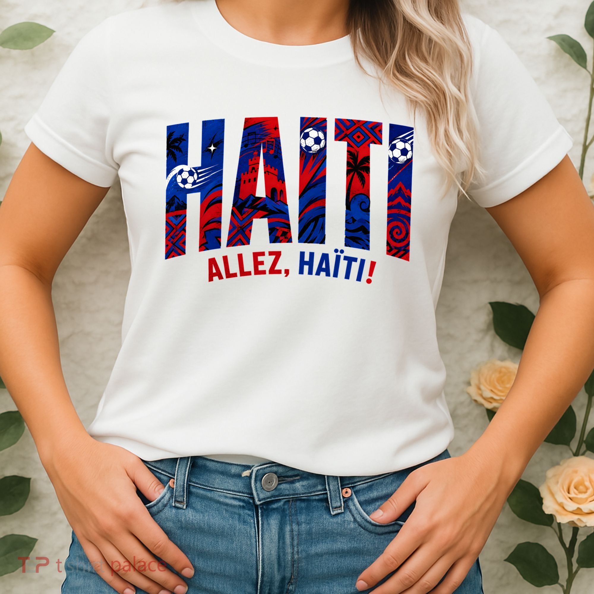 Haiti Soccer Lovers Allez, Haïti! Women's T-Shirt