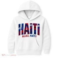 Haiti Soccer Lovers Allez, Haïti! Kids Hoodie thumb 0