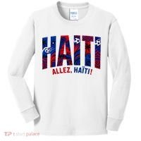 Haiti Soccer Lovers Allez, Haïti! Kids Long Sleeve Shirt thumb 0