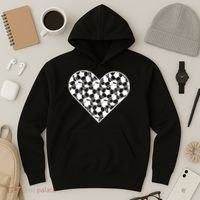 Heart Soccer Lover Hoodie thumb 3