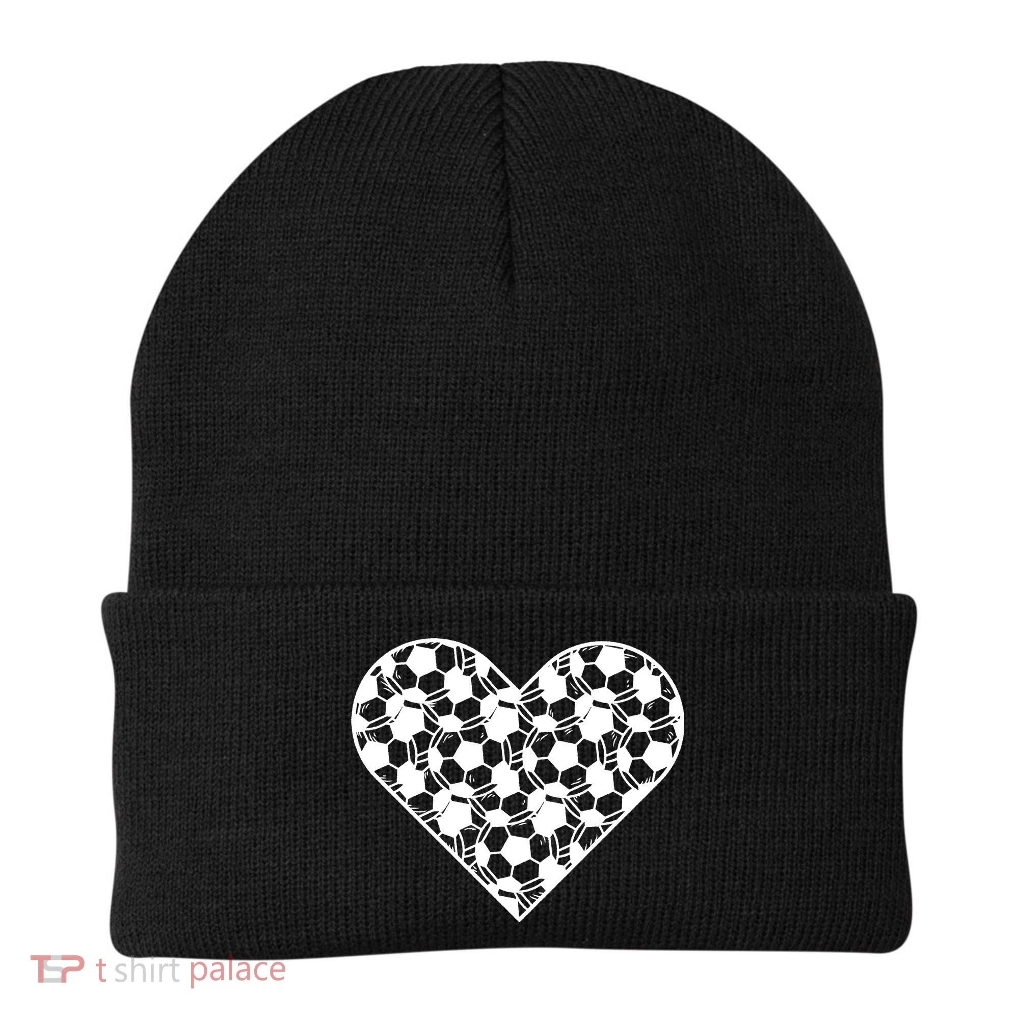 Heart Soccer Lover Beanie