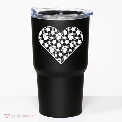 Heart Soccer Lover Tumbler
