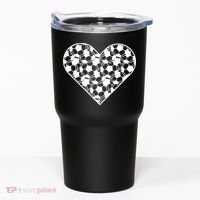 Heart Soccer Lover Tumbler thumb 0