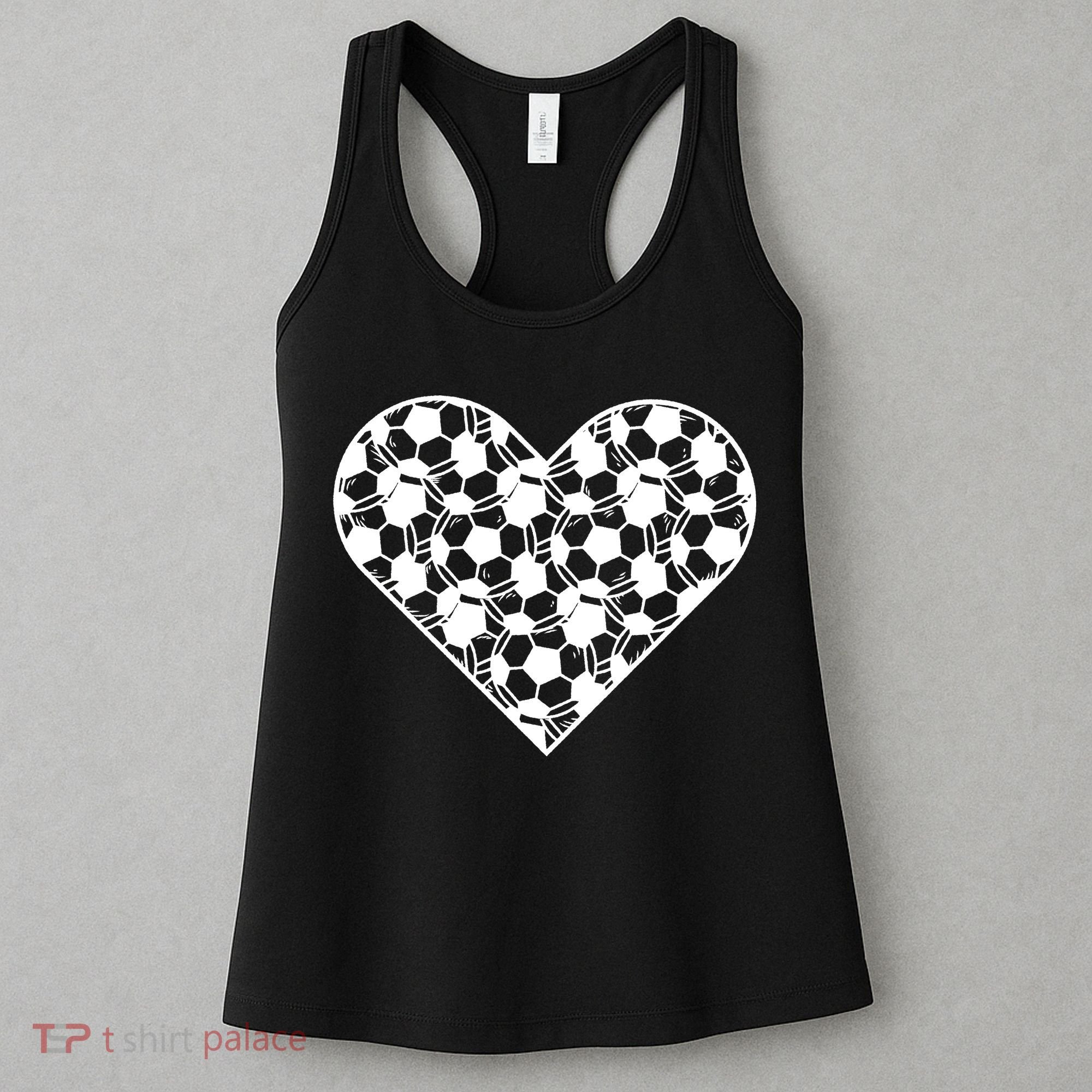 Heart Soccer Lover Women's Tank Top