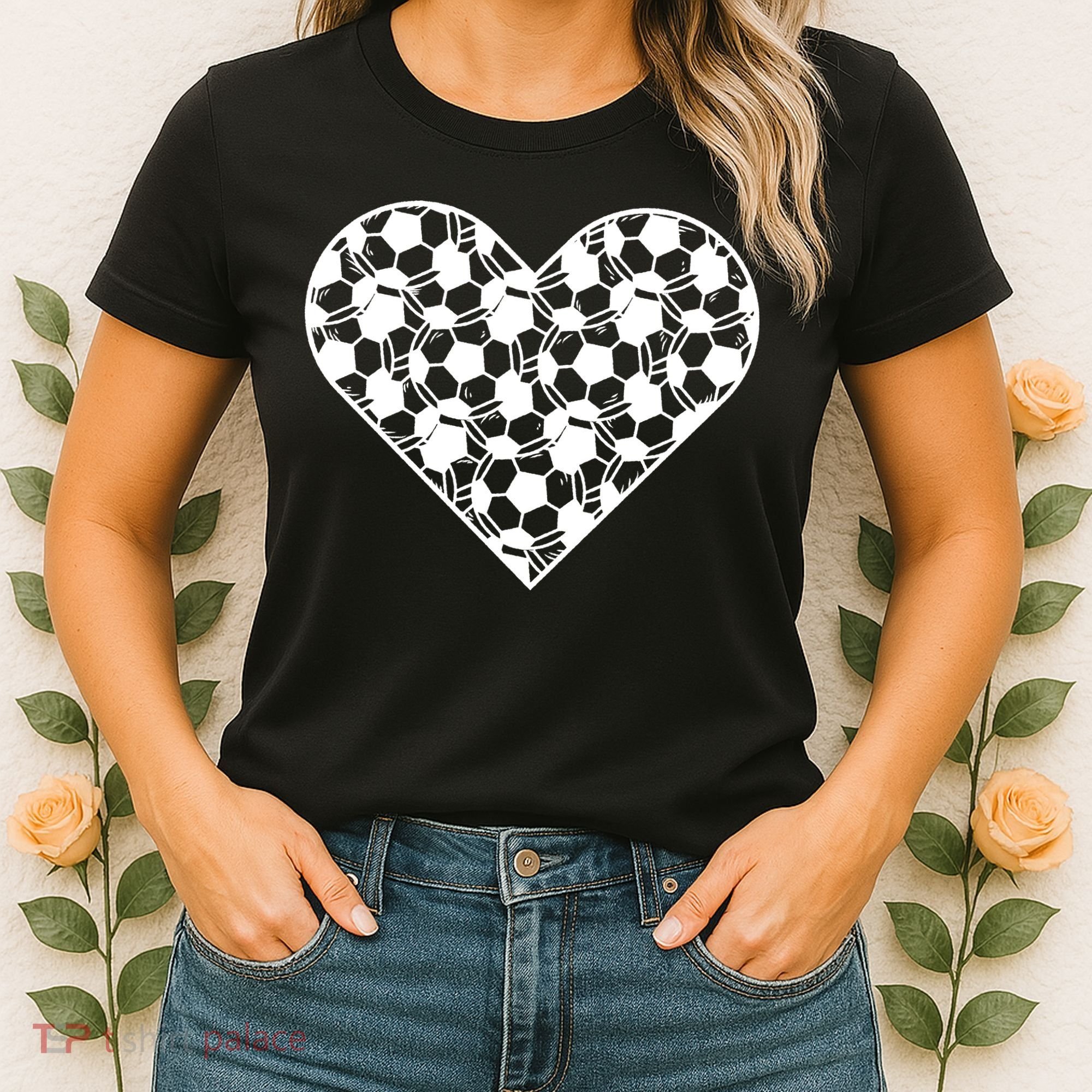 Heart Soccer Lover Women's T-Shirt