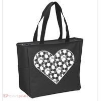 Heart Soccer Lover Tote Bag thumb 2
