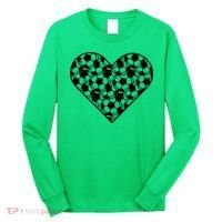 Heart Soccer Lover Long Sleeve Shirt thumb 0