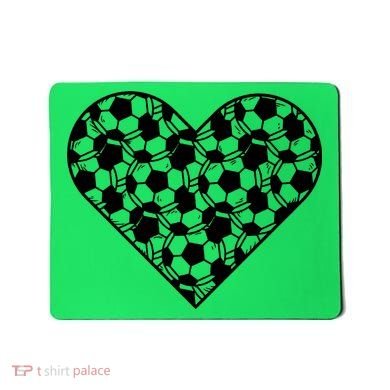 Heart Soccer Lover Mousepad