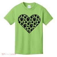 Heart Soccer Lover Kids T-Shirt thumb 0