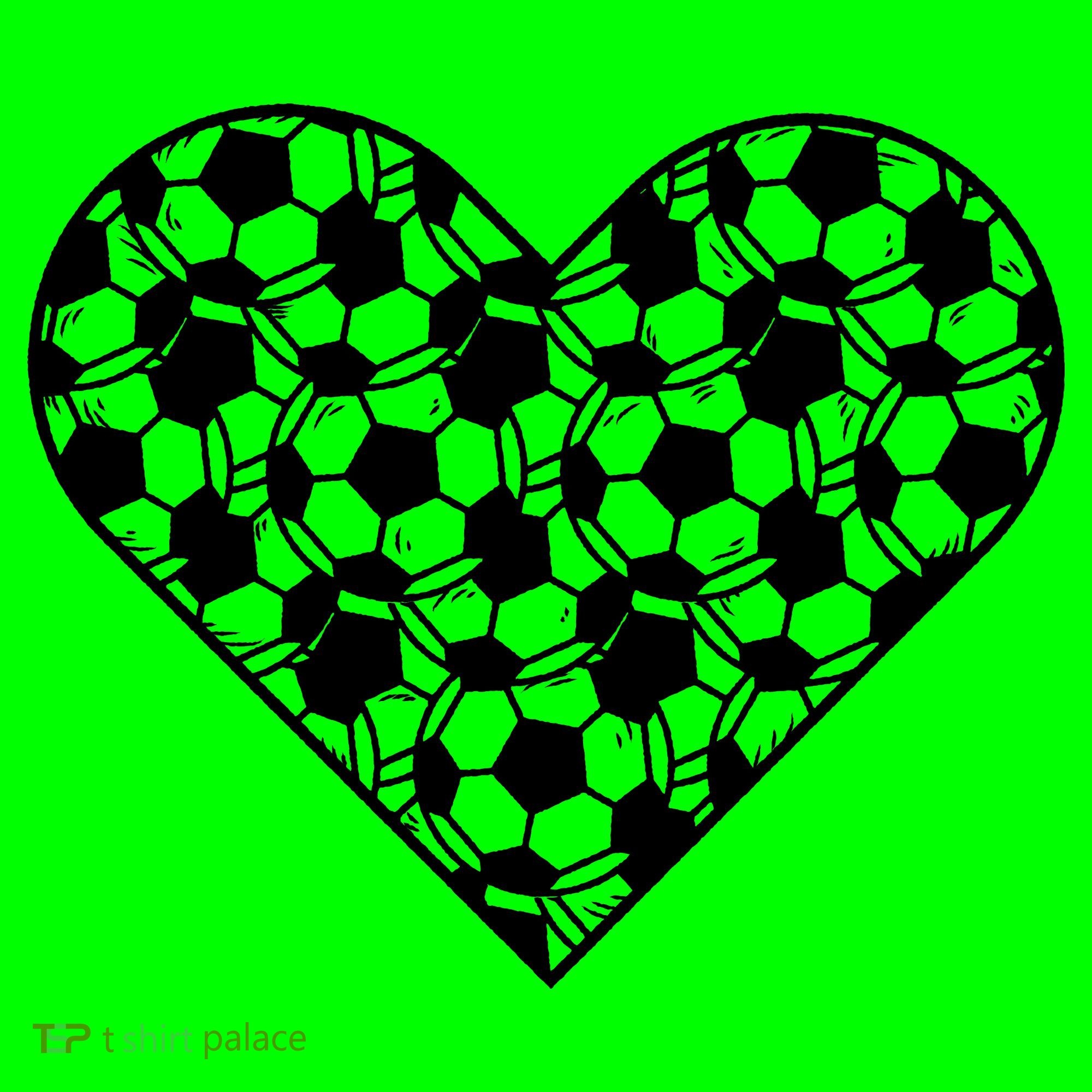 Heart Soccer Lover Kids T-Shirt