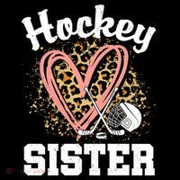 Hockey Sister Leopard Heart Ice Hockey Great Gift Coffee Mug thumb 5