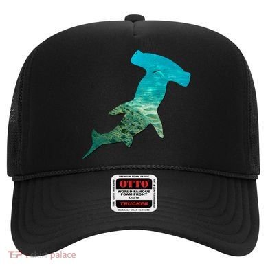 Hammerhead Shark Lovers Silhouette Earth Day And Ocean Week Gift Hat