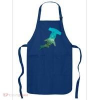 Hammerhead Shark Lovers Silhouette Earth Day And Ocean Week Gift Apron thumb 0