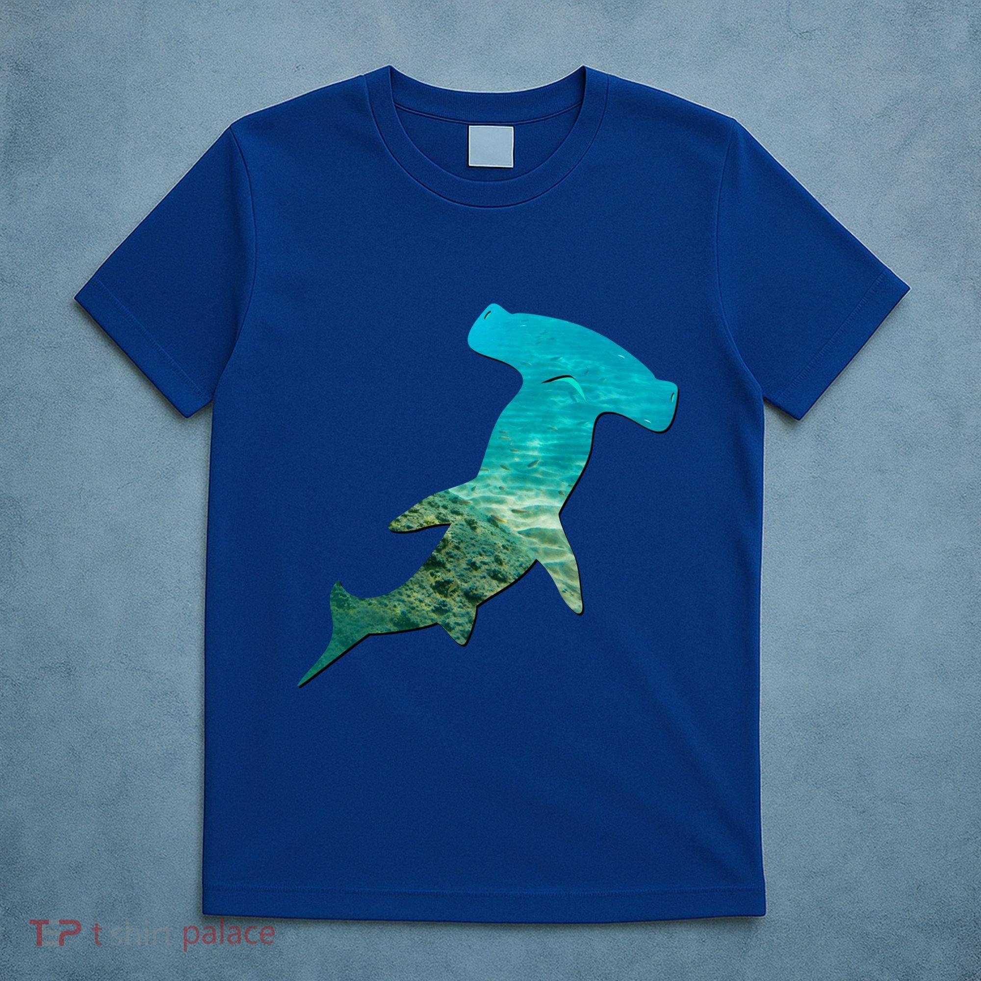 Hammerhead Shark Lovers Silhouette Earth Day And Ocean Week Gift T-Shirt