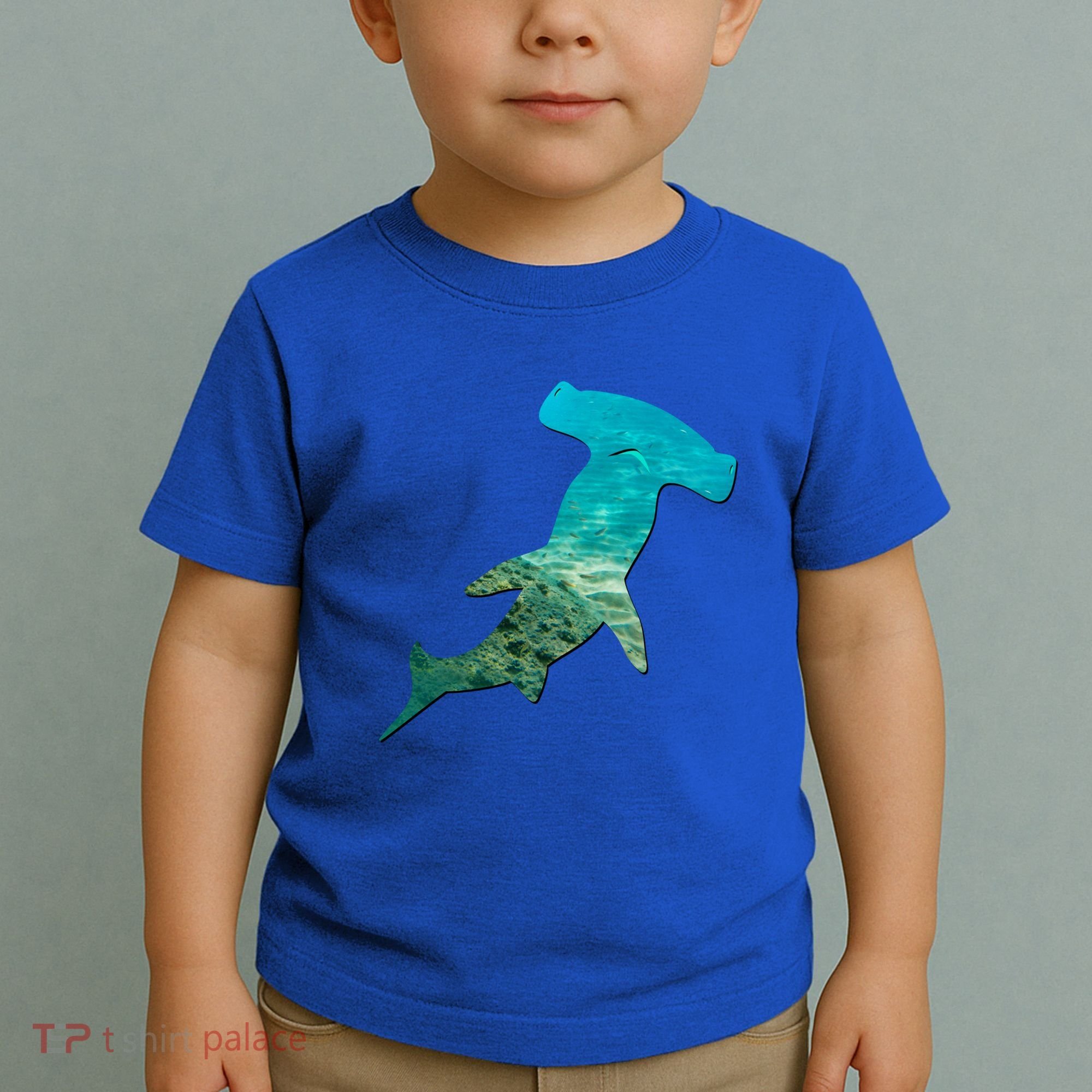 Hammerhead Shark Lovers Silhouette Earth Day And Ocean Week Gift Toddler T-Shirt