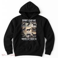 Horse Spirit Lead Me Where My Trust Is Without Borders Hoodie thumb 0