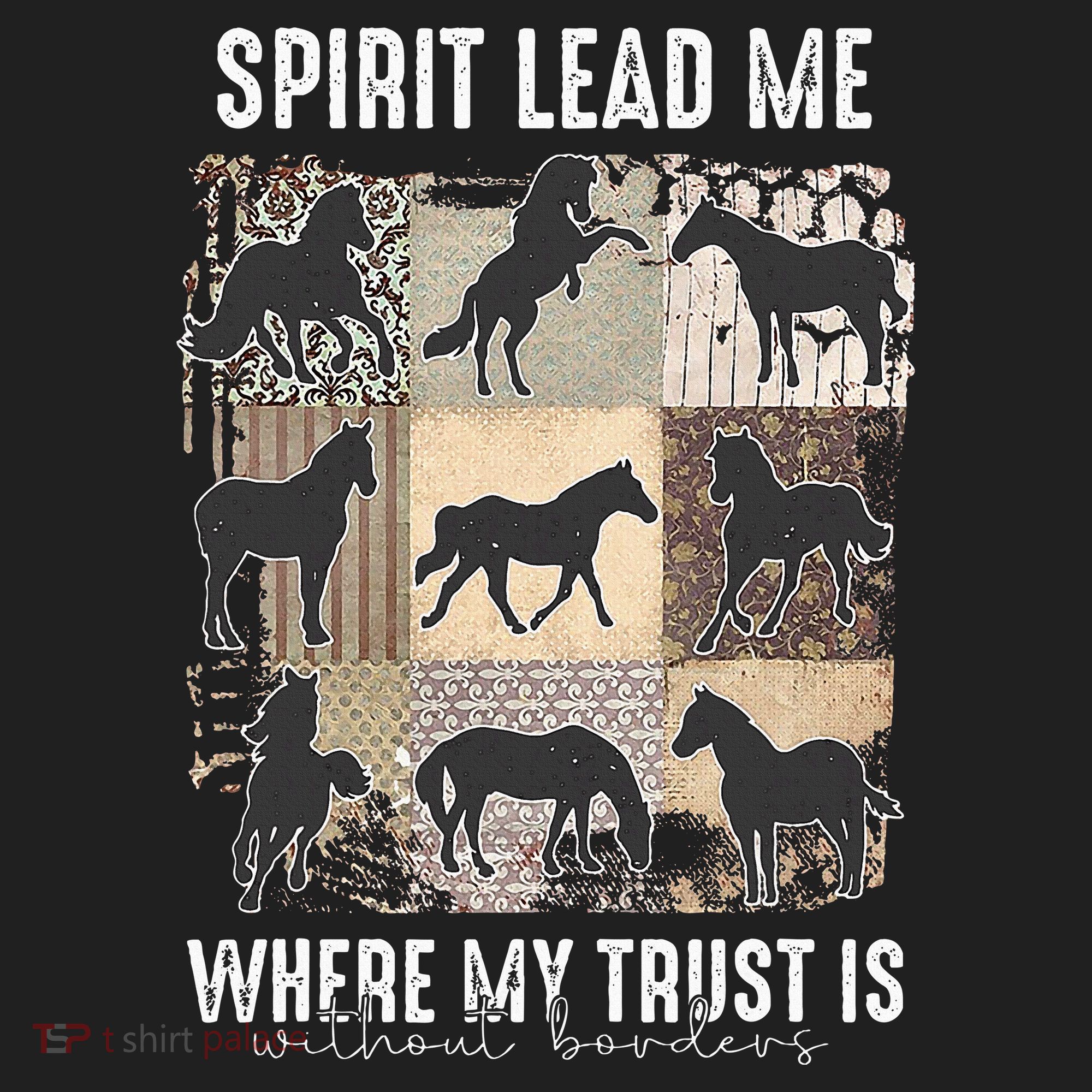Horse Spirit Lead Me Where My Trust Is Without Borders Beanie