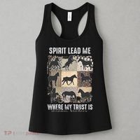 Horse Spirit Lead Me Where My Trust Is Without Borders Women's Tank Top thumb 3