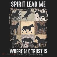 Horse Spirit Lead Me Where My Trust Is Without Borders Hat thumb 2
