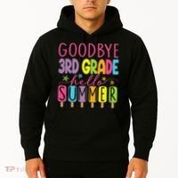 Hello Summer Last Day Of School Goodbye 3rd Grade Hoodie thumb 2