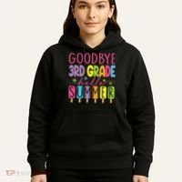 Hello Summer Last Day Of School Goodbye 3rd Grade Hoodie thumb 5