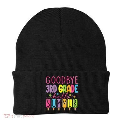 Hello Summer Last Day Of School Goodbye 3rd Grade Beanie