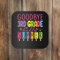 Hello Summer Last Day Of School Goodbye 3rd Grade Coaster thumb 0