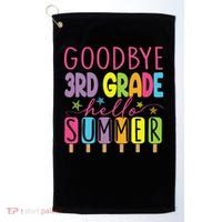 Hello Summer Last Day Of School Goodbye 3rd Grade Golf Towel thumb 0