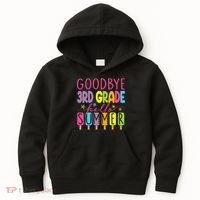 Hello Summer Last Day Of School Goodbye 3rd Grade Kids Hoodie thumb 0