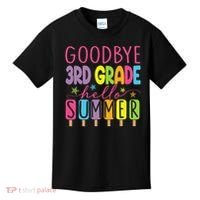 Hello Summer Last Day Of School Goodbye 3rd Grade Kids T-Shirt thumb 0