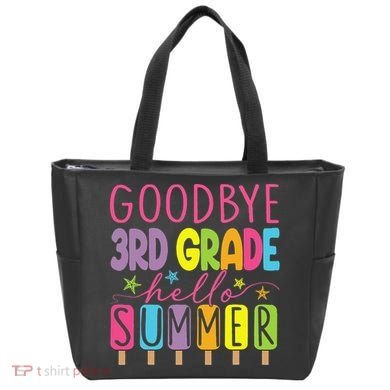 Hello Summer Last Day Of School Goodbye 3rd Grade Tote Bag
