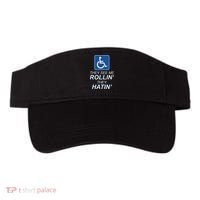 Hey See Me Rollin Hey Hain Funny Wheelchair Graphic Visor thumb 0