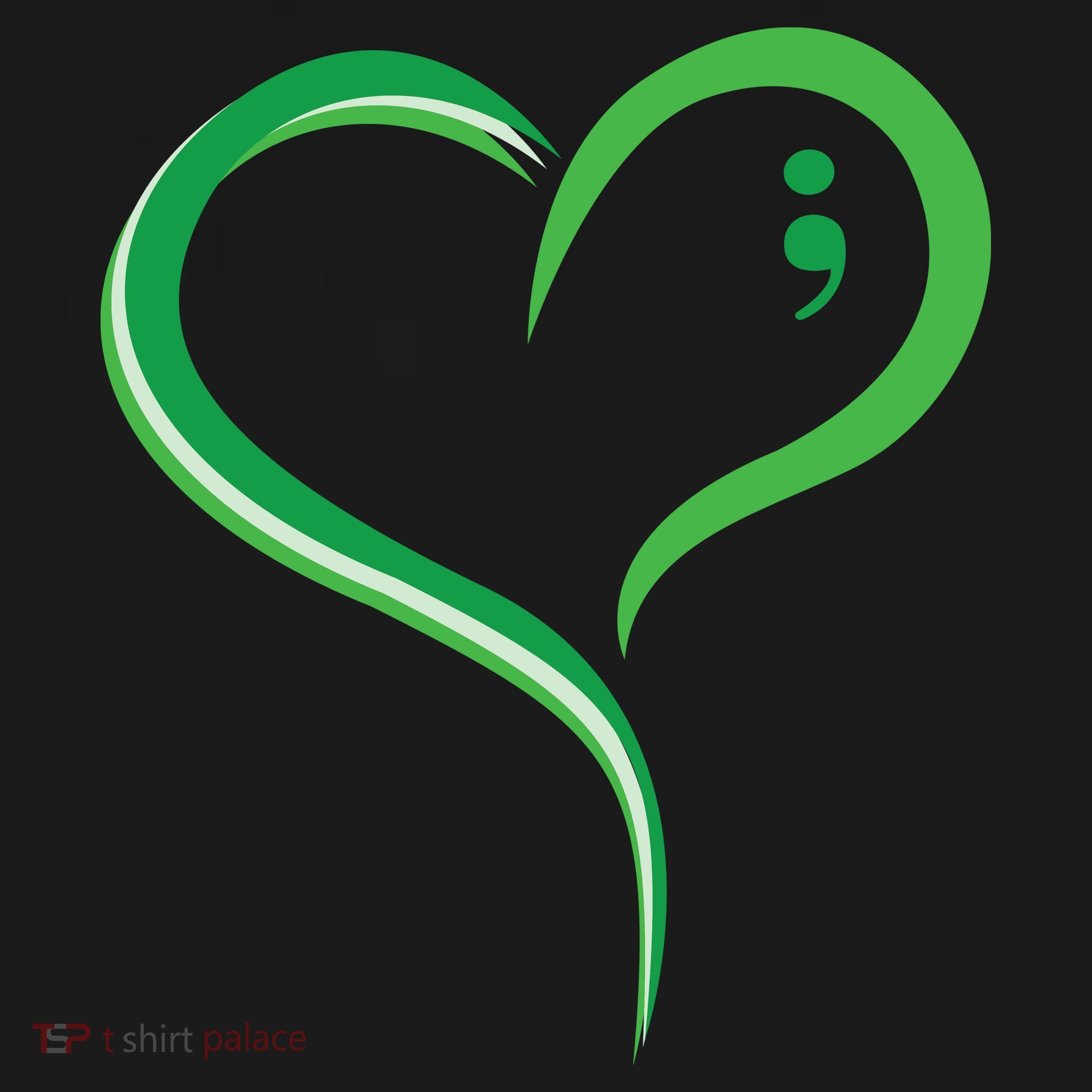 Heart Semicolon Mental Health Awareness Sweatshirt