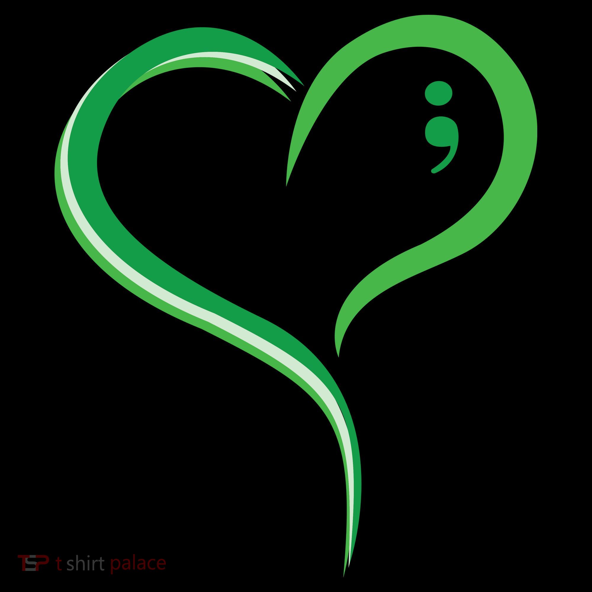 Heart Semicolon Mental Health Awareness Coffee Mug